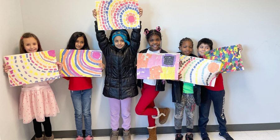 Celebrating Black History Month - inspired by Alma Thomas