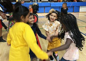 Girls dancing