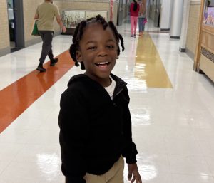 Student smiling
