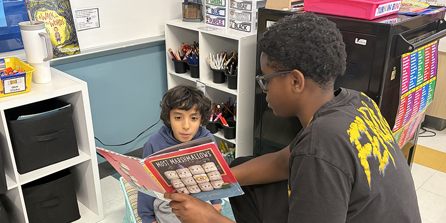 A love of reading bridges age levels and grades